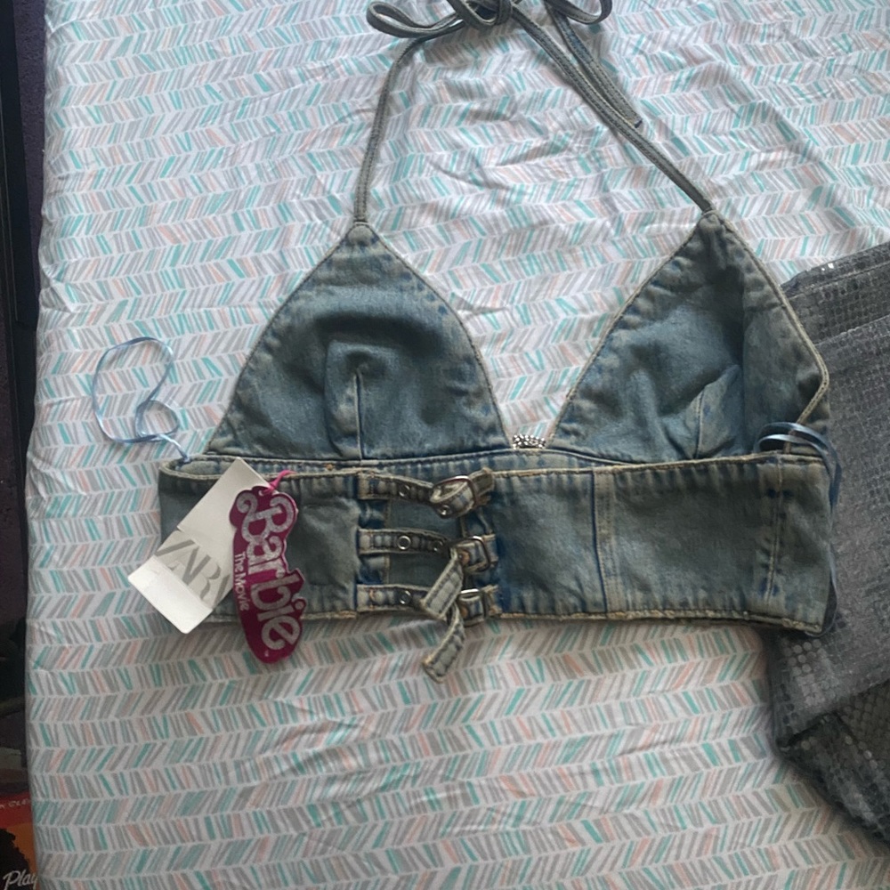 Barbie Jean halter /Zara/ BARBIE , brand new tags still on